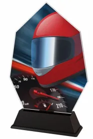 Akrylátová trofej ACSC001M23 | Motorsport Výška cm: 15.5, Šířka cm: 9.5
