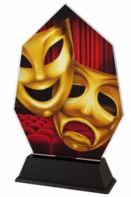 Akrylátová trofej ACSC001M25 | Divadlo Výška cm: 11.5, Šířka cm: 7