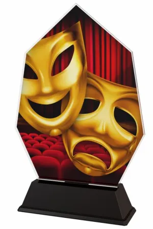Akrylátová trofej ACSC001M25 | Divadlo Výška cm: 19, Šířka cm: 12.5