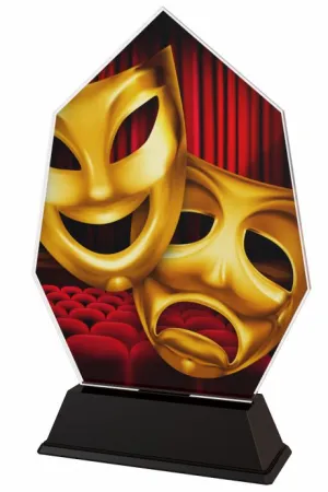 Akrylátová trofej ACSC001M25 | Divadlo Výška cm: 19, Šířka cm: 12.5