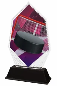 Akrylátová trofej PYR001M08 | Hokej Výška cm: 16, Šířka cm: 9.5