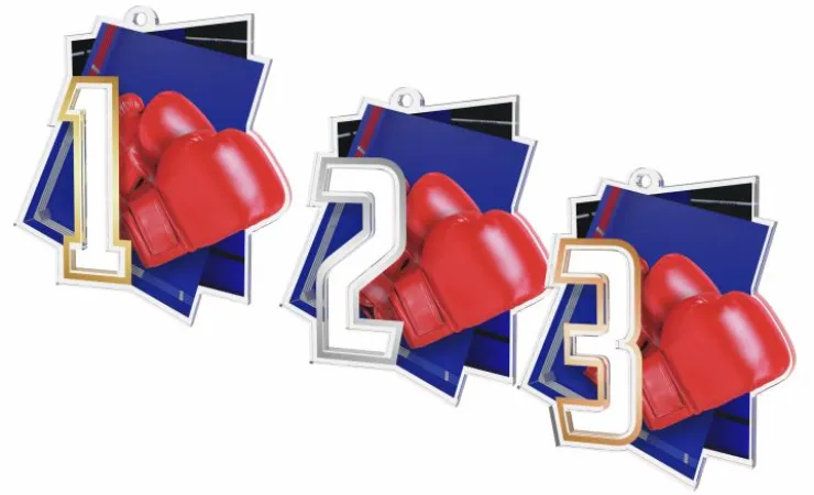 Akrylátová medaile MDAF0017M05 Stuha: ST1, Průměr cm: 6, Barva: bronz