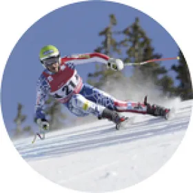 Emblém ES117 | Lyžování Průměr cm: 2,5