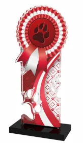 Akrylátová trofej APLAM30 | Kynologie Výška cm: 22, Šířka cm: 8.5