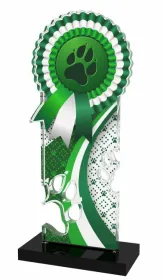 Akrylátová trofej APLAM33 | Kynologie Výška cm: 20, Šířka cm: 8