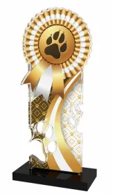 Akrylátová trofej APLAM37 | Kynologie Výška cm: 22, Šířka cm: 8.5