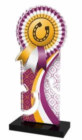 Akrylátová trofej APLAM48 | Jezdectví Výška cm: 22, Šířka cm: 8.5