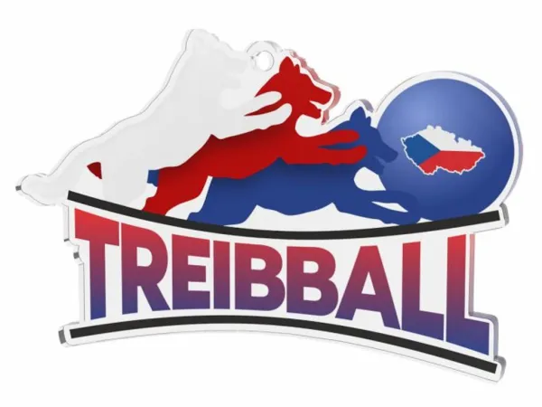 Akrylátová medaile MDAC0010M16 | Kynologie Stuha: ST2, MD průměr: 6