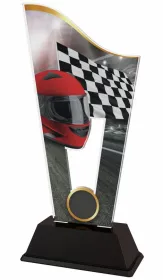 Akrylátová trofej CASM20 | Motorsport Výška cm: 17.5, Šířka cm: 8