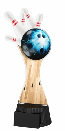 Akrylátová trofej ACUTCM02 | Bowling Výška cm: 19, Šířka cm: 8.5