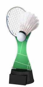 Akrylátová trofej ACUTCM04 | Badminton Výška cm: 25.5, Šířka cm: 11