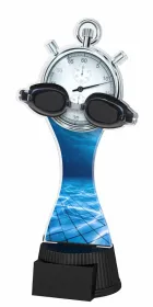 Akrylátová trofej ACUTCM13 | Plavání Výška cm: 19, Šířka cm: 8.5