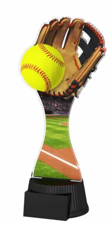Akrylátová trofej ACUTCM20 | Softball Výška cm: 19, Šířka cm: 8.5