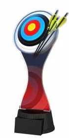 Akrylátová trofej ACUTCM25 | Lukostřelba Výška cm: 23, Šířka cm: 10