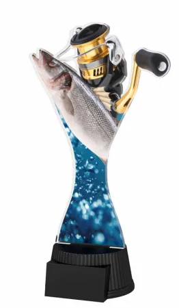 Akrylátová trofej ACUTCM45 | Rybaření Výška cm: 19, Šířka cm: 8.5