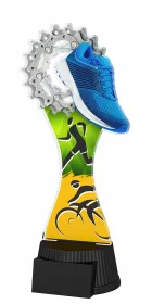 Akrylátová trofej ACUTCM49 | Biatlon Výška cm: 23, Šířka cm: 10