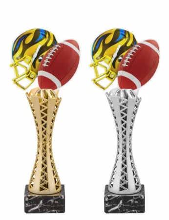 Trofej HLAC03M13 | Americký fotbal Výška cm: 30, Barva: stříbro