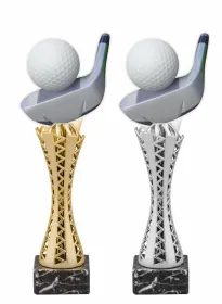 Trofej HLAC03M18 | Golf Výška cm: 30, Barva: stříbro
