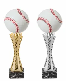 Trofej HLAC03M26 | Baseball Výška cm: 30, Barva: stříbro