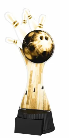 Akrylátová trofej ACUTCNM02 | Bowling Výška cm: 19, Šířka cm: 8.5