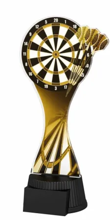 Akrylátová trofej ACUTCNM05 | Šipky Výška cm: 23, Šířka cm: 10