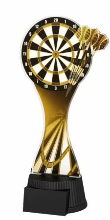 Akrylátová trofej ACUTCNM05 | Šipky Výška cm: 23, Šířka cm: 10