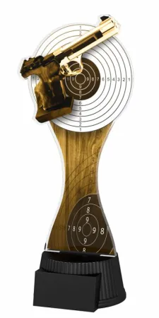Akrylátová trofej ACUTCNM18 | Střelba Výška cm: 19, Šířka cm: 8.5
