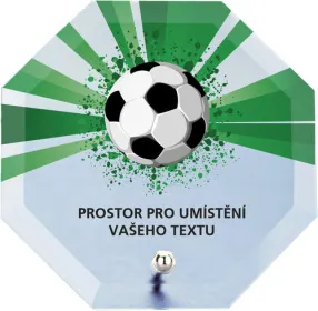 Skleněná trofej s potiskem CRP2M1 | Fotbal Výška cm: 15