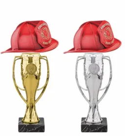 Trofej HLAC04M06 | Hasiči Výška cm: 32, Barva: stříbro