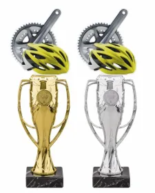 Trofej HLAC04M11 | Cyklistika Výška cm: 32, Barva: stříbro