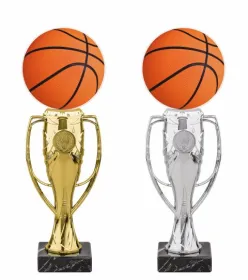 Trofej HLAC04M27 | Basketball Výška cm: 32, Barva: stříbro