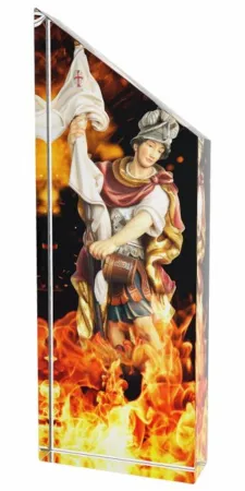 Akrylátová trofej ACC001M30 | Hasiči Výška cm: 18, Průměr cm: 6,5