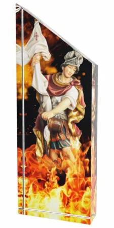 Akrylátová trofej ACC001M30 | Hasiči Výška cm: 18, Průměr cm: 6,5