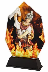 Akrylátová trofej ACSC001M38 | Hasiči Výška cm: 15.5, Šířka cm: 9.5