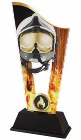 Akrylátová trofej CASM26 | Hasiči Výška cm: 21, Šířka cm: 9