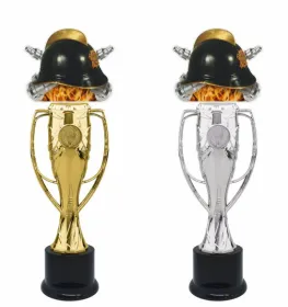 Trofej HLAC04M36 | Hasiči Výška cm: 32, Barva: stříbro