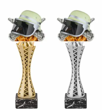 Trofej HLAC03M32 | Hasiči Výška cm: 35, Barva: stříbro