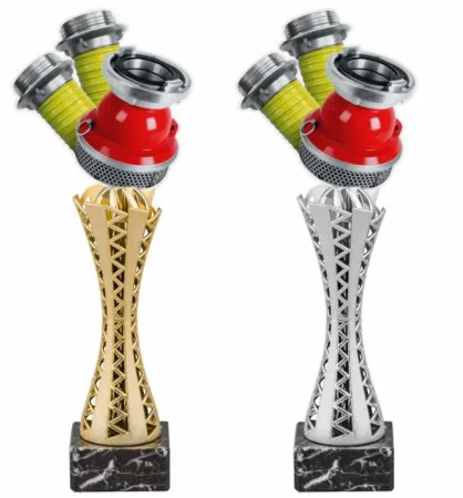 Trofej HLAC03M34 | Hasiči Výška cm: 33, Barva: stříbro