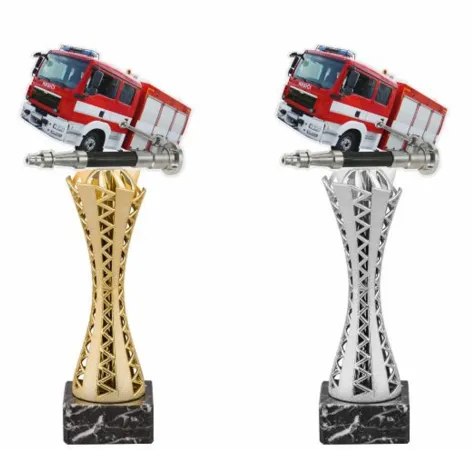 Trofej HLAC03M41 | Hasiči Výška cm: 30, Barva: stříbro