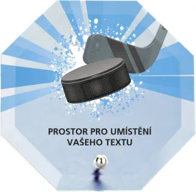 Skleněná trofej s potiskem CRP2M19 | Hokej Výška cm: 10