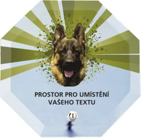 Skleněná trofej s potiskem CRP2M21 | Kynologie Výška cm: 13