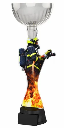Akrylátová trofej ACUPCSM57 | Hasiči Výška cm: 35