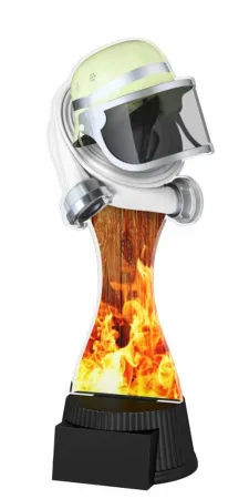 Akrylátová trofej ACUTCM51 | Hasiči Výška cm: 23, Šířka cm: 10