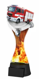 Akrylátová trofej ACUTCM59 | Hasiči Výška cm: 19, Šířka cm: 8.5