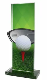 Akrylátová trofej APLA2M01 | Golf Výška cm: 22, Šířka cm: 8.5