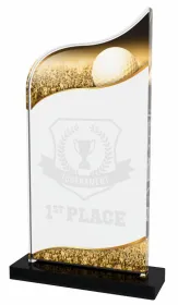 Akrylátová trofej APLA006NM06 | Golf Výška cm: 18, Šířka cm: 10