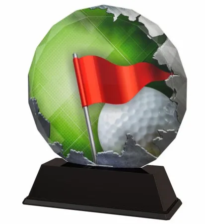 Akrylátová trofej ACER2017M12 | Golf Výška cm: 13