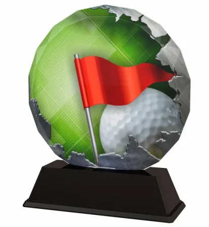 Akrylátová trofej ACER2017M12 | Golf Výška cm: 13