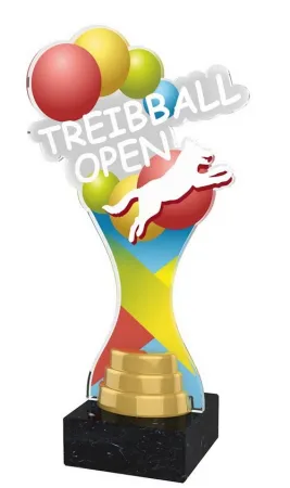 Akrylátová trofej ACBTM63 | Kynologie Výška cm: 25, Barva: bronz