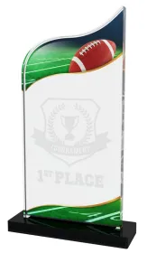 Akrylátová trofej APLA006M07 | Rugby Výška cm: 18, Šířka cm: 10